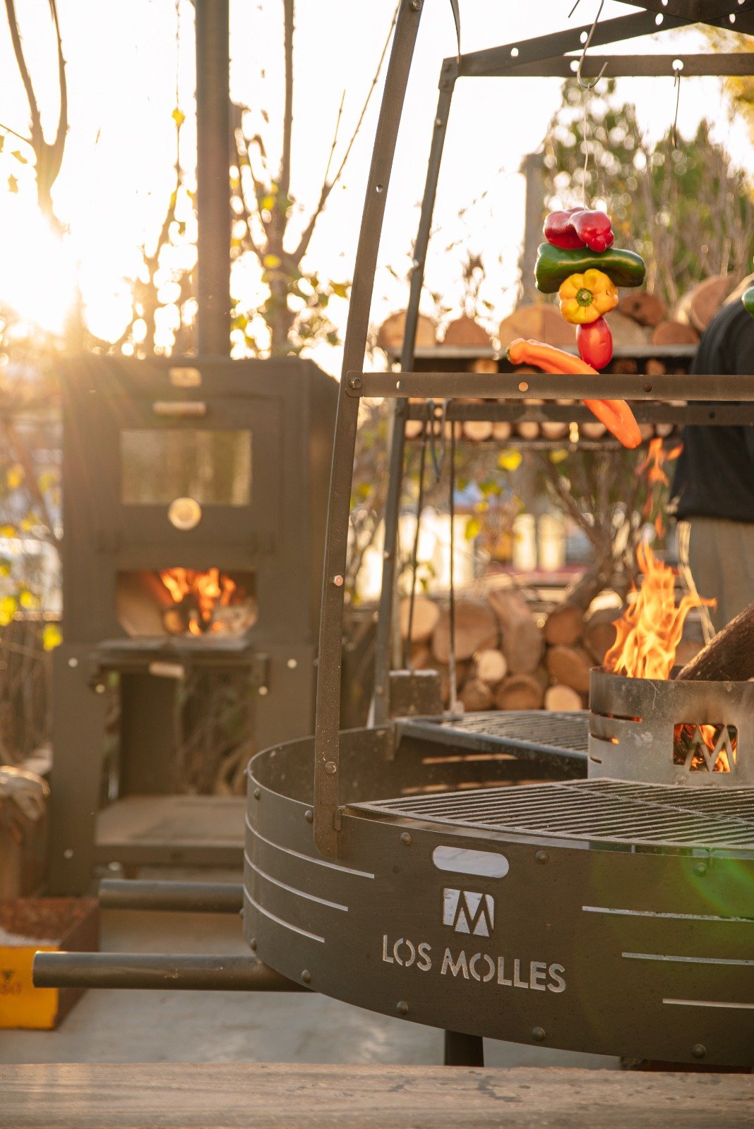 Fogonero Roble Circular 135 cm diámetro - Image 7